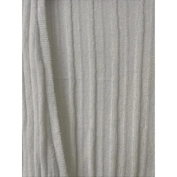 NWT SNDYS Baha Long Sleeve White Maxi Knit Dress Size M Cover-up Revolve - Picture 7 of 10